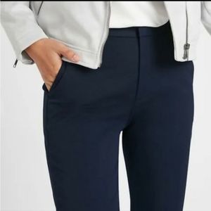 Banana Republic Factory High Rise Slim Ankle Bi-Stretch Pant, Blue, Size 4, NWT
